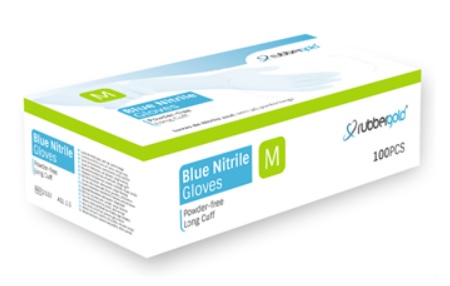 LUVA NITRILO AZUL S/ PO ( M ) LUVA NITRILO AZUL S/ PO ( M ) - LUVAS