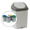 PAPELEIRA ABS T/ PUSH VERDE 60LTS - MAGNUM - PAPELEIRAS