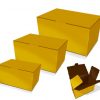 CAIXA DE CARTOLINA CASTANHA PARA BOMBONS - CAIXAS