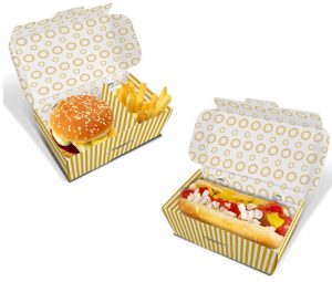 CAIXA TAKE AWAY EM CARTOLINA - CAIXAS