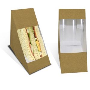 CAIXA DE CARTOLINA TRIANGULAR COM JANELA - CAIXAS