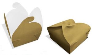 CAIXA DE CARTOLINA TAKE AWAY FLOR - CAIXAS