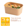 EMBALAGEM TAKE-AWAY CARTÃO LAMINADO KRAFT 750ml EMBALAGEM TAKE-AWAY CARTÃO LAMINADO KRAFT 750ml - AMIGOS DO AMBIENTE (ECOLÓGICOS)