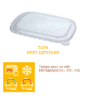 TAMPA PLÁSTICO PP PARA TAKE-AWAYLAMINADO - AMIGOS DO AMBIENTE (ECOLÓGICOS)