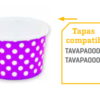 COPO PAPEL PARA GELADO 180ML (1000un) - TAÇAS DE SOBREMESA